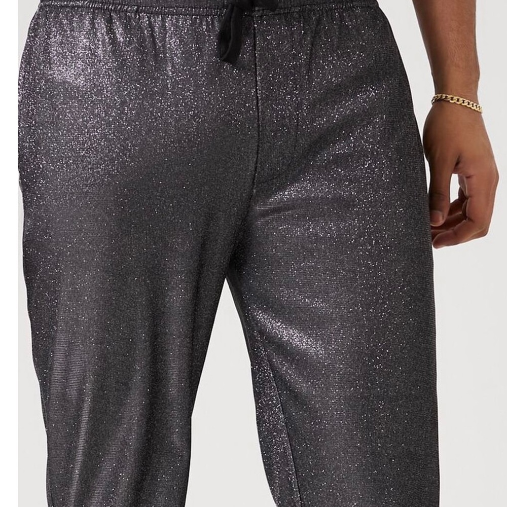 MICHAEL movie Fashion Piece! Glitter Knit Drawstring Joggers. Hurry!